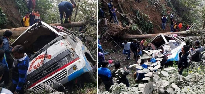 25-injured-in-namobuddha-bus-accident